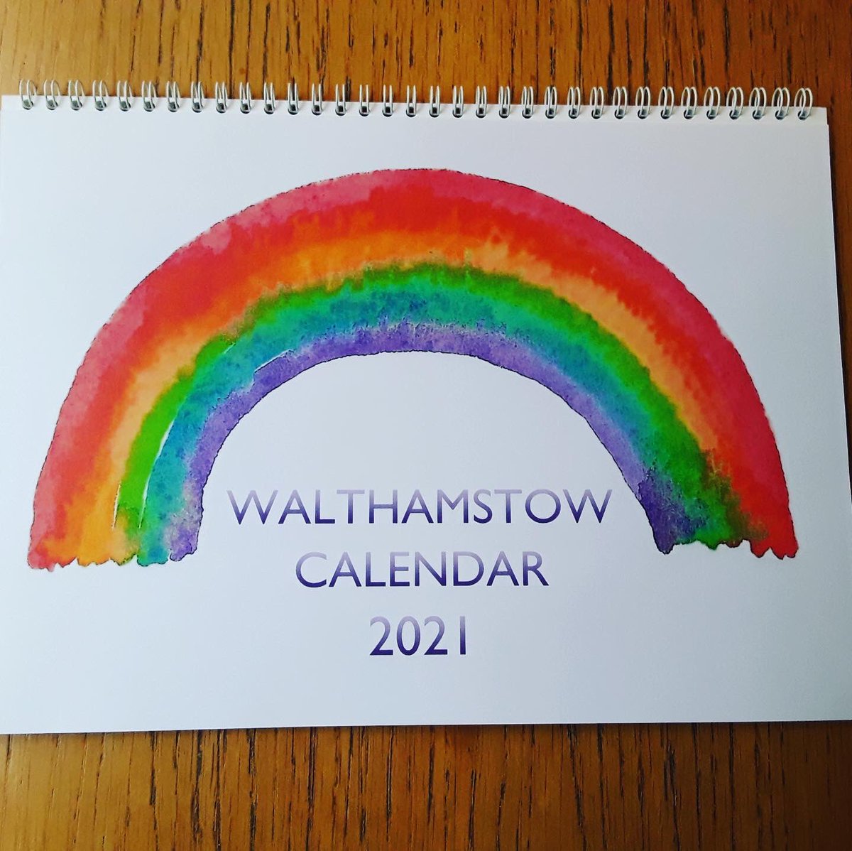 We’re launching the virtual market with a perennial must-have - <a href="/emmylouscutt/">Emma Scutt 💙💛</a>’s Walthamstow Calendar! Full of handpainted images from the area, Emma is taking pre-orders so drop her a DM or visit her website emmascutt.co.uk for updates on how to buy and delivery . 1/2