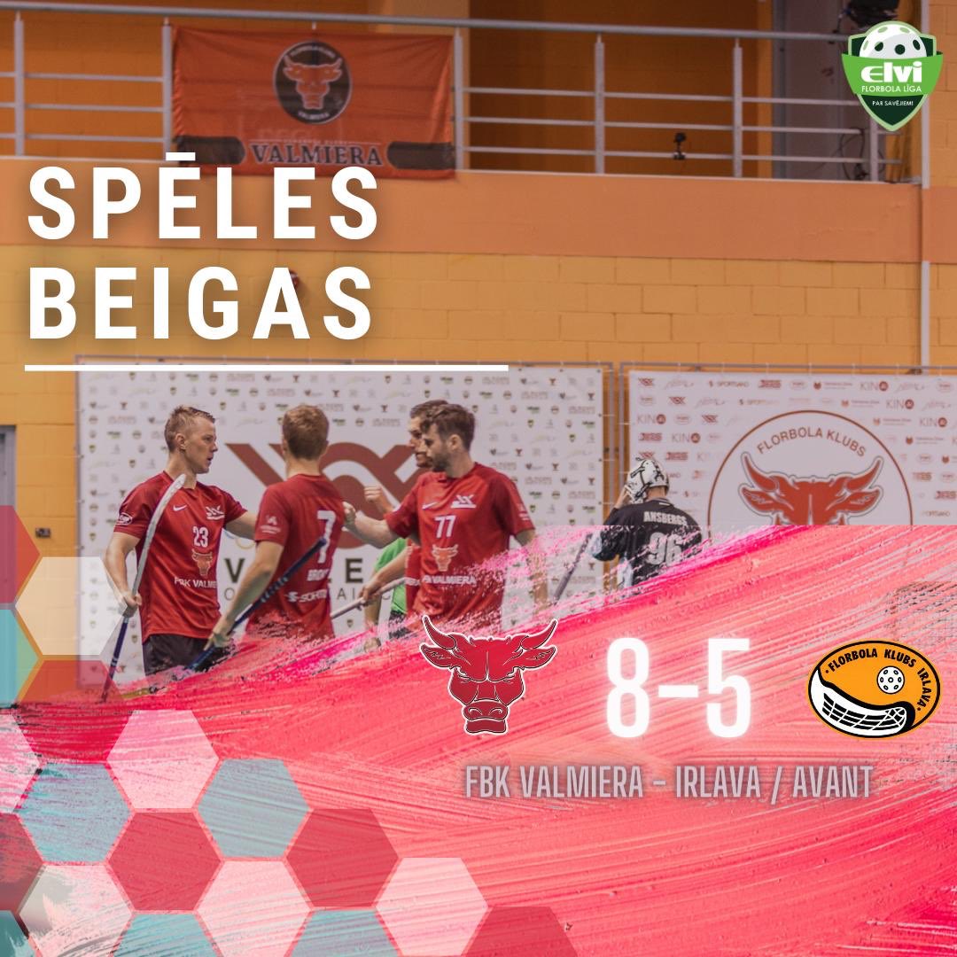 UZVARA! 💥 
Skaista spēle šovakar Vidzemes Olimpiskajā spēlē! <a href="/fkirlava/">FK Irlava</a> tiešām mērķtiecīgi devās pēc 2.uzvaras šonedēļ, bet mums izdevās viņus apturēt! 💪🏽