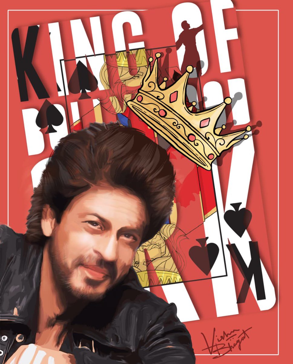 SRKUniverse's tweet photo. Here is a totally amazing FAN-Art made by @VishiArtist ❤️ #HappyBirthdaySRK 
https://t.co/9OV6phONsS https://t.co/VUvIWXPNe5