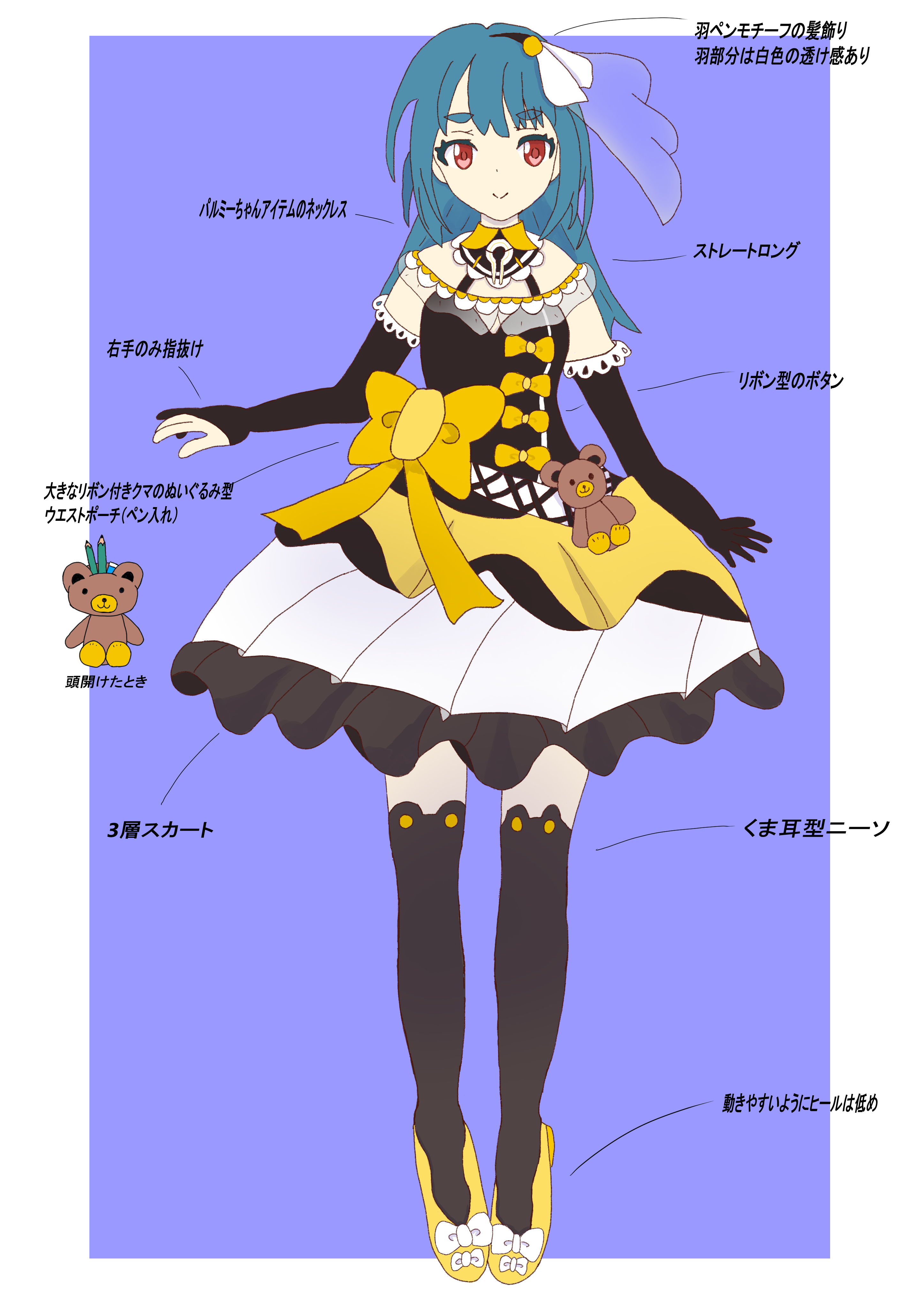 らいと オタク垢 アイドル絵師衣装でイラストを投稿しました パルミーちゃん衣装デザインコンテスト T Co Cjgzud5r2v Twitter