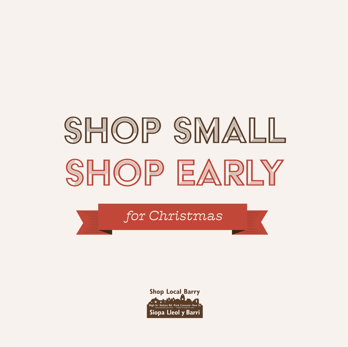 🎄 Shop Local, Shop Early 🎄

We've managed a week of lockdown already but this time can be tough for our local businesses. Support them now by shopping locally and shopping early!