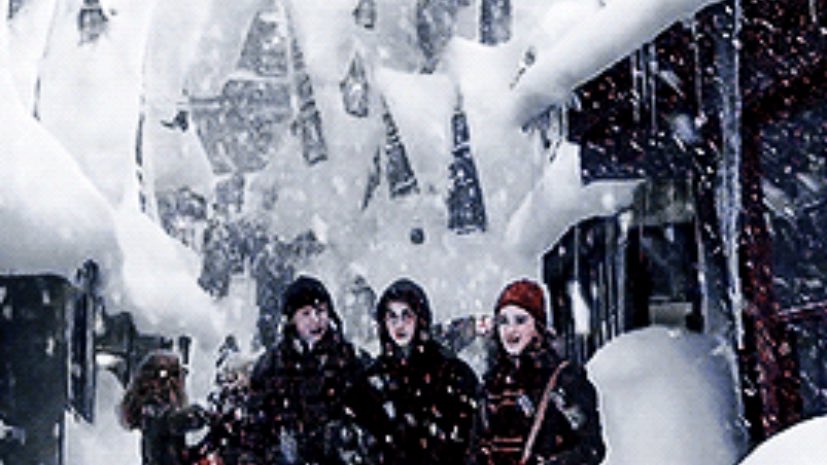 winter at hogwarts.