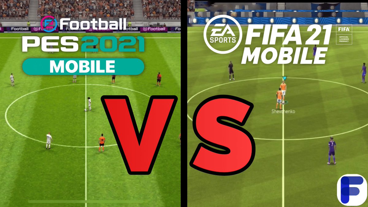 eFootball 2024 Mobile on X: PES 2021 Mobile Vs FIFA 21 Mobile  GRAPHICS &  GAMEPLAY COMPARISON iOS/Android    / X