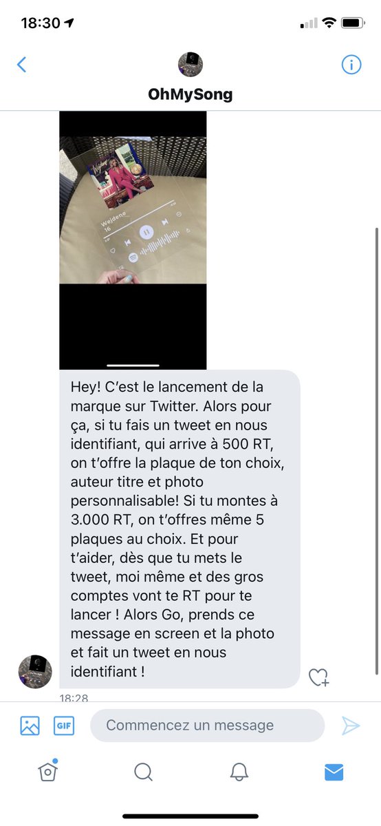 STUCK_0N_REPLAY's tweet photo. Hey ! A 500 RT @OhMySongFr m’offre une plaque de mon choix ! Et à 3000, 5 plaques ! SVP RT ce serait génial pour noël 🙏🏼🙏🏼🙏🏼 #OhMySong #Concours #RT https://t.co/9XzpPGqxL8