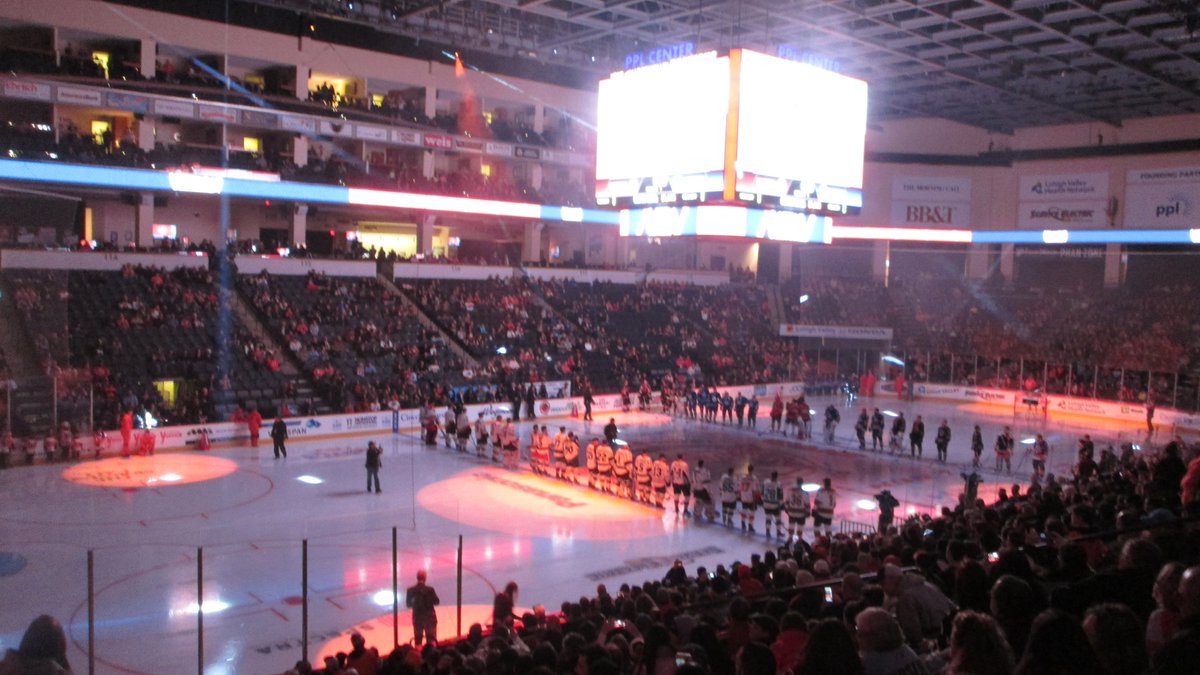 48. PPL Center, Allentown, PA. Home of the  @LVPhantoms. The most expensive minor league hockey rink ever built, this place features an atypical design (hello all luxury boxes on the same side and all the seats on the other). Movement issues aside, it's a great place to see a game