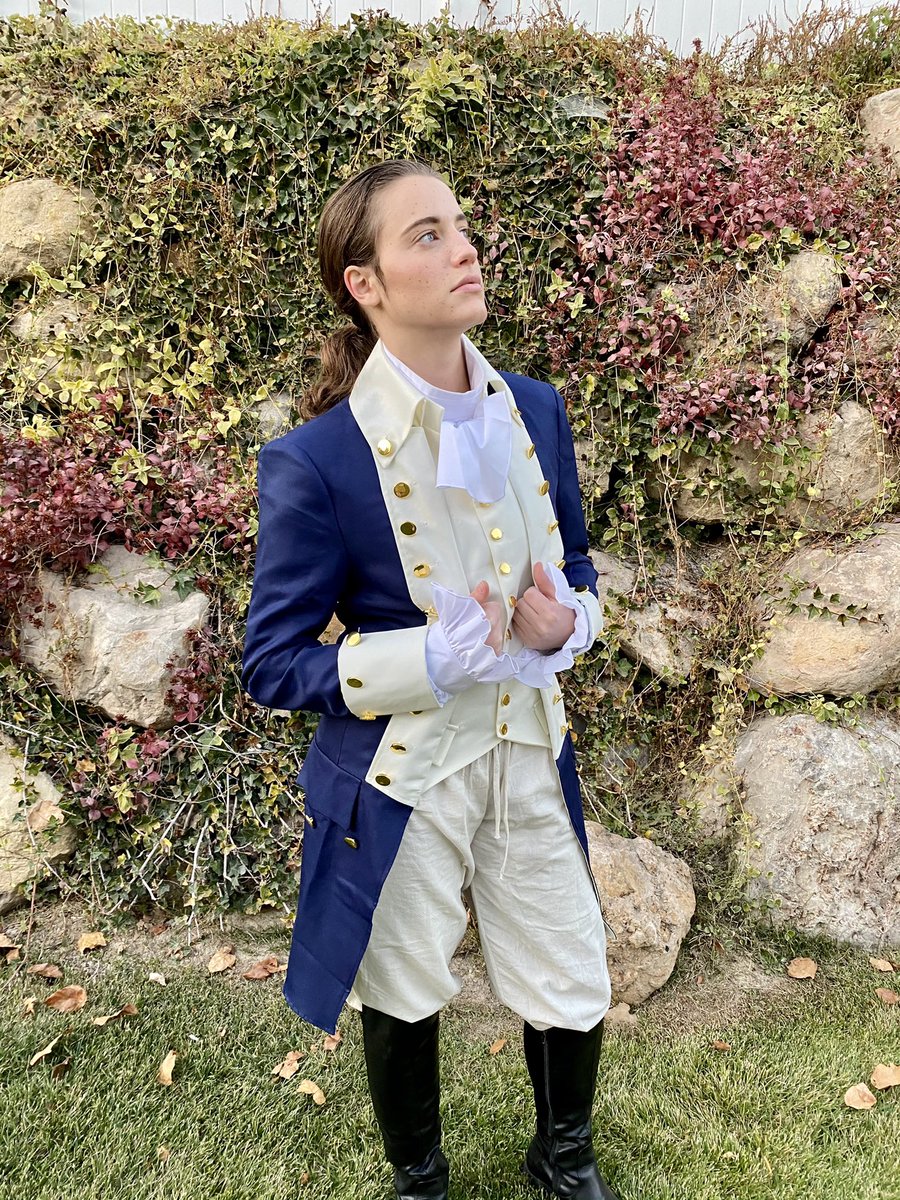 ChadeHig's tweet photo. Friendly reminder to go out and vote from your favorite Founding Father (and his boyfriend)... Come on @Lin_Manuel @ARamosofficial... you’re not fooling anyone 
@HamiltonMusical https://t.co/ahBhEaGHm6