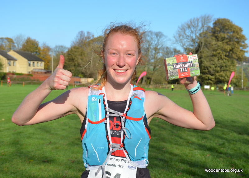 WoodentopsFR's tweet photo. Happy finisher Alexandra Richards of Abbey Runners at the Baildon Boundary Way Trail Half Marathon today, results - https://t.co/0NelDl0goh  @BaildonRunners @Fellrunninbrief @abbeyrunners @YorkshireTea https://t.co/Tpk7YSmmLm