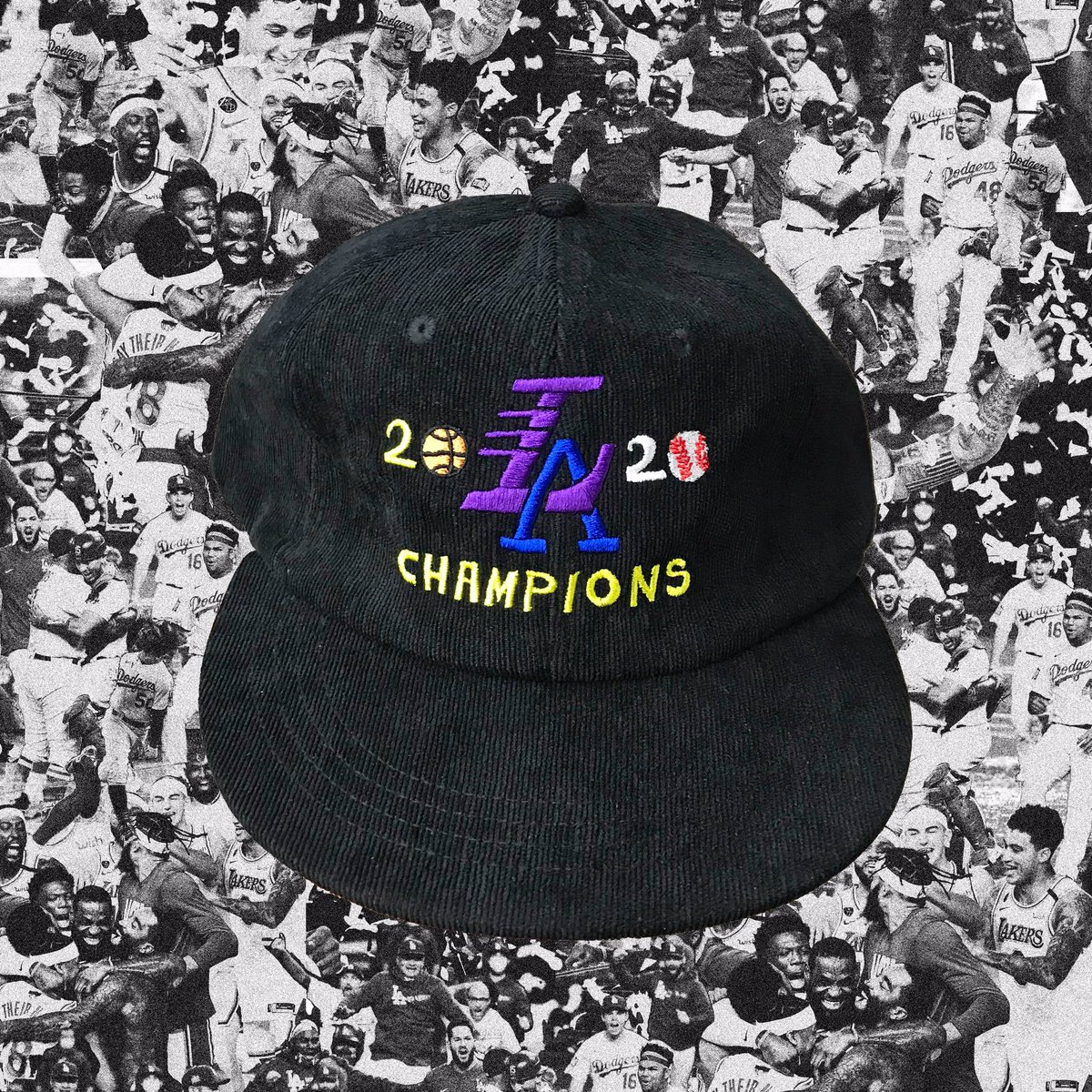 hikristofferson's tweet photo. 🚨 Made this hat for @vacancyprojects &amp; the best city in the world 😊 🏆2️⃣🏀2️⃣⚾️🏆
https://t.co/1ieRVVfW5O #2020champions #lakers #dodgers #LakeShow https://t.co/Zf7AeyjFVi