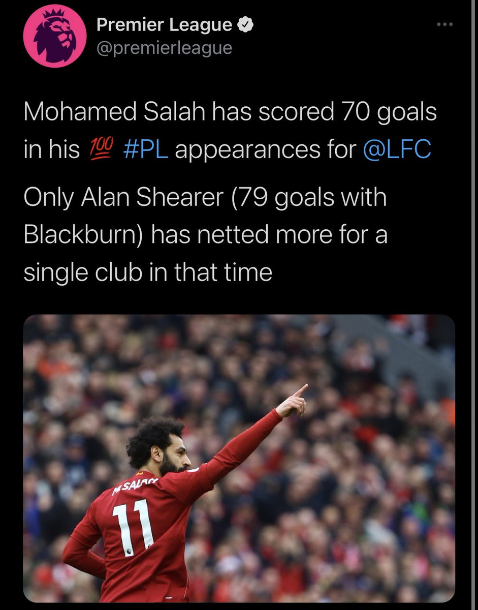 "Only Mo Salah has more..."Thread: