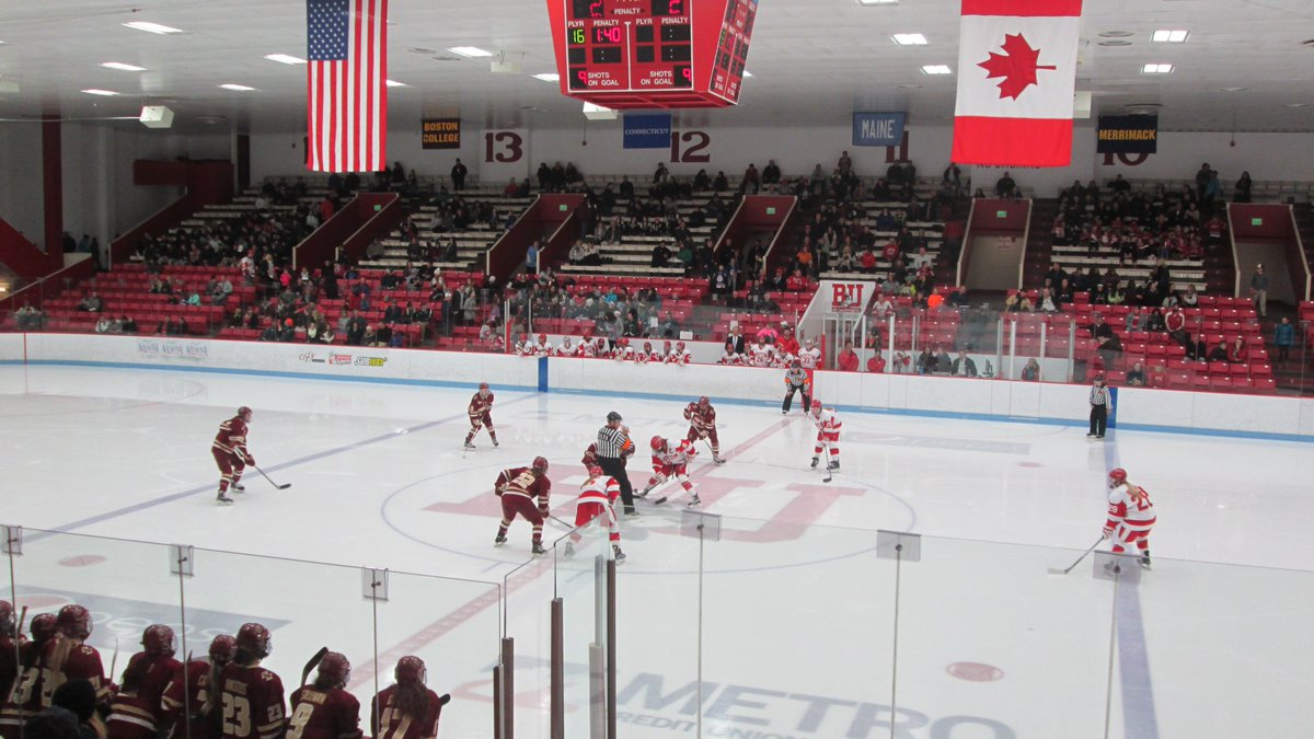 52. Walter Brown Arena, Boston, MA. Home of  @BUAthletics women's hockey. This is one of the only college rinks in the country used solely for a women's program. It stands about where the left field pavilion once stood at Braves Field.