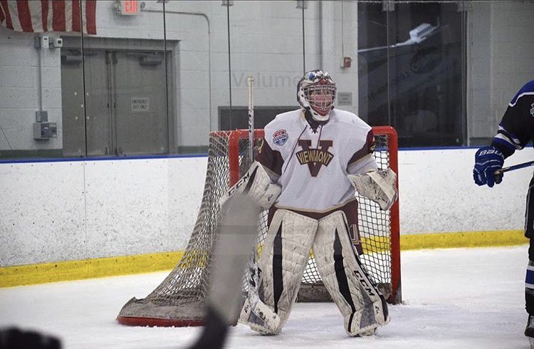 Viewmonthockey's tweet photo. Hey, it’s national Goalie day! The position that never receives the credit they deserve! Shoutout to our two studs Porter &amp; Annie https://t.co/qZgU9FvzN4