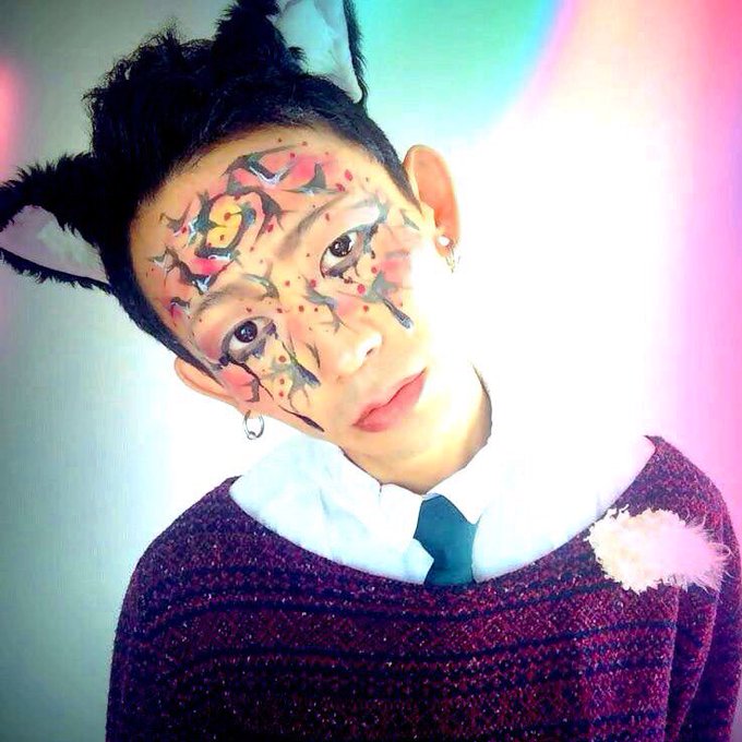 フェイスペイントのtwitterイラスト検索結果