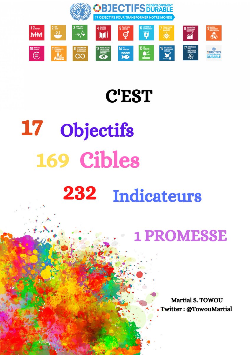 TowouMartial's tweet photo. Il est primordial que les ODDs soit connu de tous.
Engageons nous autour de ses objectifs communs pour notre bien être,du monde et celui des générations à venir
#17odds
#169cibles
#232indicateurs
#2030isnow
@Spur_Activer
@PhiMathis @razak_oba @louisejolicoeu4 @cooperation_ca https://t.co/YLSnetnX78