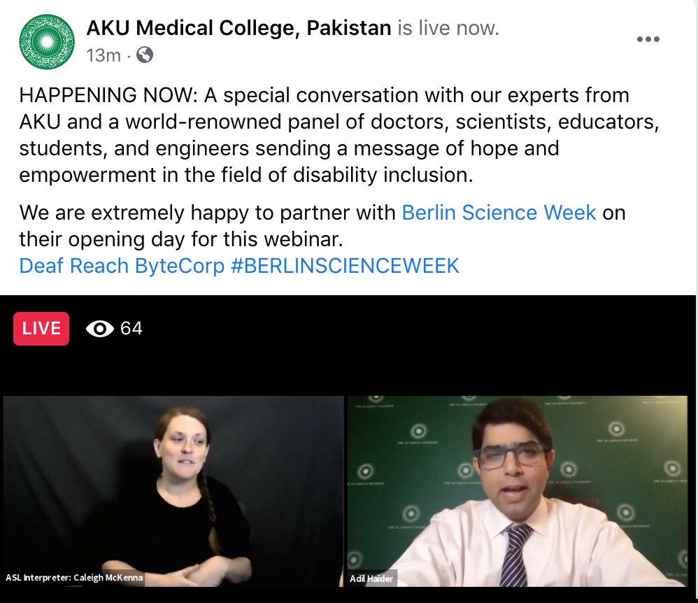AdilHaiderMD's tweet image. THANK YOU #BerlinScienceWeek @BerlinSciWeek for inviting me to be a part of such a special conversation featuring so many inspiring stories from a great panel of scientists, educators + many more making an impact in the world of inclusivity &amp;amp; diversity