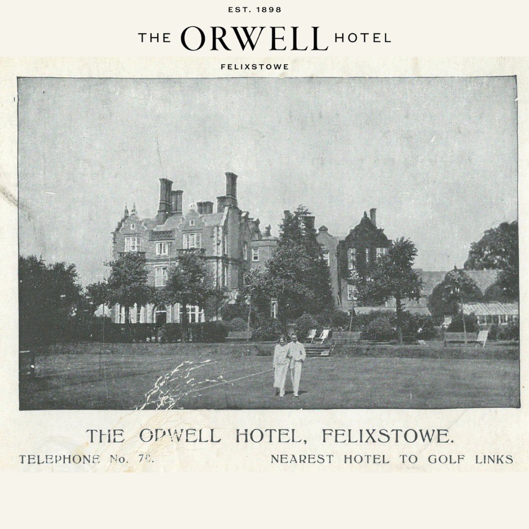 Another nostalgic picture of the grounds of The Orwell Hotel.
P.s if only telephone numbers were still that simple! 
.
.
.
.
#theorwellhotel #felixstowe #suffolk #old #oldpic #oldpicture #history #eastanglia #eastcoast #local #town #seaside #hotelgrounds #restaurant #bar