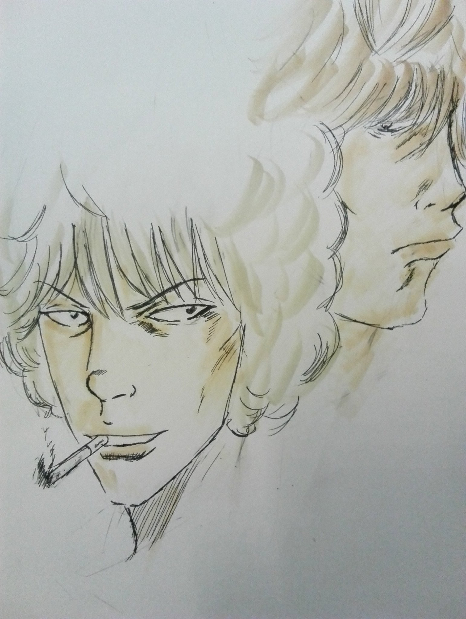 風来の真央 練習としてリンダマンと九里虎描いてみました よくどっちが強いかで議論されてるみたいですが僕はどっちもよほどの事がない限り自分から喧嘩を売るタイプではないので不成立で比べようがないと思ってます Worst クローズ Worst外伝グリコ