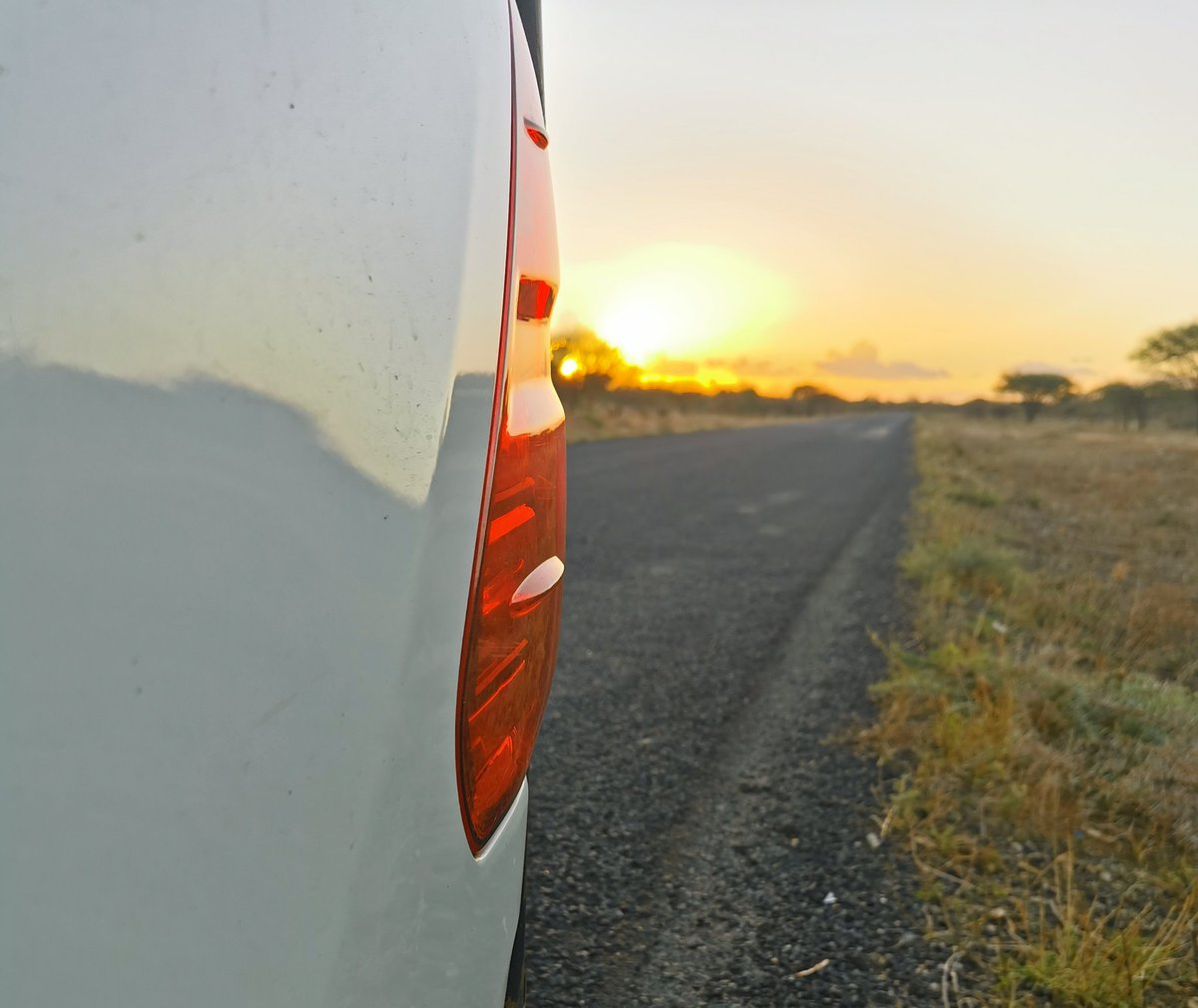 Along the road I took beautiful sunset pics