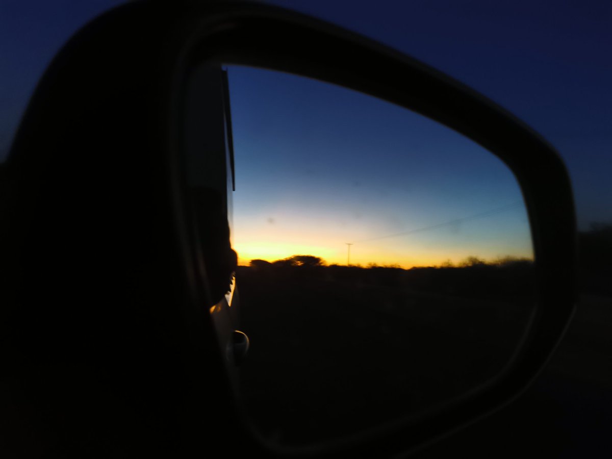 Along the road I took beautiful sunset pics