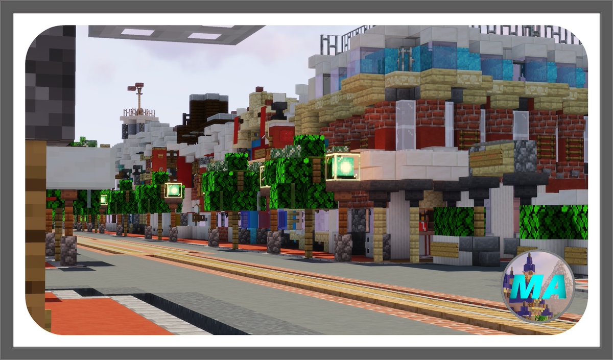 yourparkshost's tweet photo. Photos of @MagicalAtt Recreation of Disneyland💫#Disneyland #MinecraftThemeParks https://t.co/NYD1VAsOqF