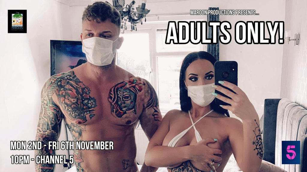 Don't forget #AdultsOnly starts tomorrow @ 10pm <a href="/channel5_tv/">Channel 5</a>. Join <a href="/JessmikeM/">jess mike miller</a> <a href="/chelsfergo/">Chelsea</a> <a href="/LeviBabestation/">Levi (Jema Gilsenan)</a> <a href="/TheDreamboys/">Dreamboys®</a> <a href="/sherrylever/">Mistress Sofia</a> <a href="/zacsmith_94/">🔺 Zac Smith (Top 1% OF 🏆)</a> <a href="/kanesilver18/">Kane Silver</a> @ShanetylerF @dreamboychris @MistressLuciW @lucina_princess <a href="/StockportBdsm/">Stockport Dungeon</a> <a href="/Officialsexdoll/">Sexdollofficial.com</a> and more for all the fun!!