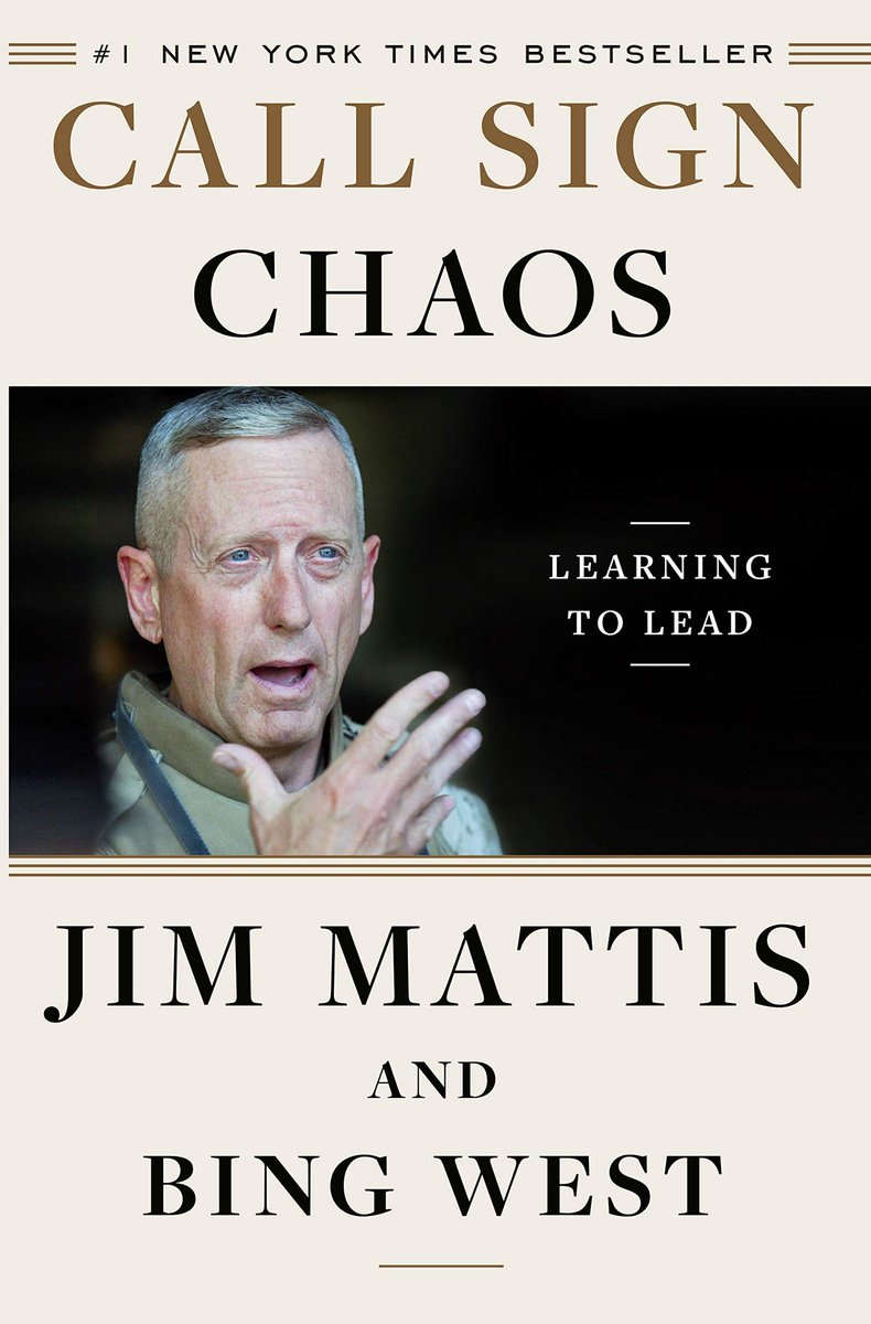 ErinSaynuk's tweet photo. Been reading "Call Sign Chaos: Learning to Lead" by Jim Mattis. Great bits of wisdom are peppered throughout this book.
https://t.co/Y3eANdGRAK https://t.co/ylOZRwjaGi