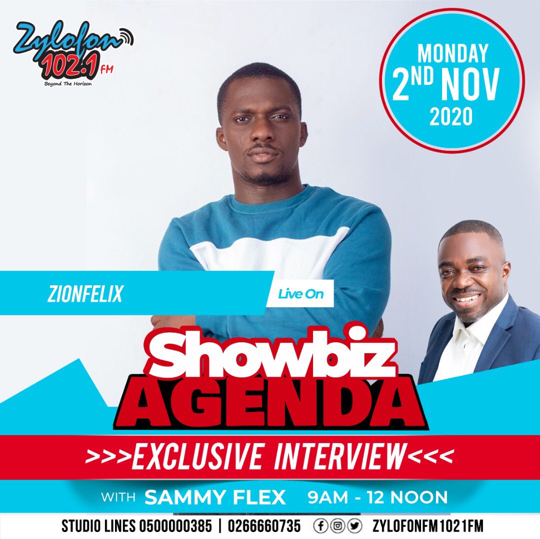 Efo Kwadzo Alorde (@efokwadzoalorde) on Twitter photo Who interviews the interviewer?
Join us tomorrow November 2, 2020 on <a href="/zylofon1021fm/">ZYLOFON FM</a> with the radio chauffeur <a href="/sambahflex/">Sammy Baah Flex</a> as he interviews the interviewer <a href="/onua_zionfelix/">Zionfelix</a> on #showbizagenda .
youtube.com/c/SammyFlexTV for more interviews, subscribe to <a href="/sammyflextv/">Sammy Flex TV</a> . Who interviews the interviewer?
Join us tomorrow November 2, 2020 on <a href="/zylofon1021fm/">ZYLOFON FM</a> with the radio chauffeur <a href="/sambahflex/">Sammy Baah Flex</a> as he interviews the interviewer <a href="/onua_zionfelix/">Zionfelix</a> on #showbizagenda .
youtube.com/c/SammyFlexTV for more interviews, subscribe to <a href="/sammyflextv/">Sammy Flex TV</a> .
