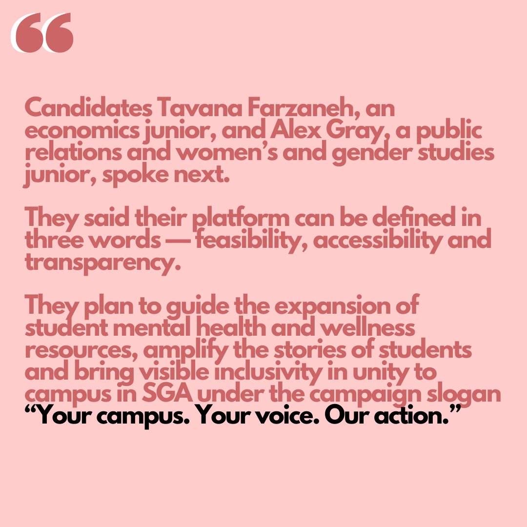 farzgray4sga's tweet photo. We were invited to a @OU_Congress 's meeting this past week and we were so excited to speak about our platform with the legislative branch! Here are some highlights from the OU daily!! https://t.co/TxJnanRLQq