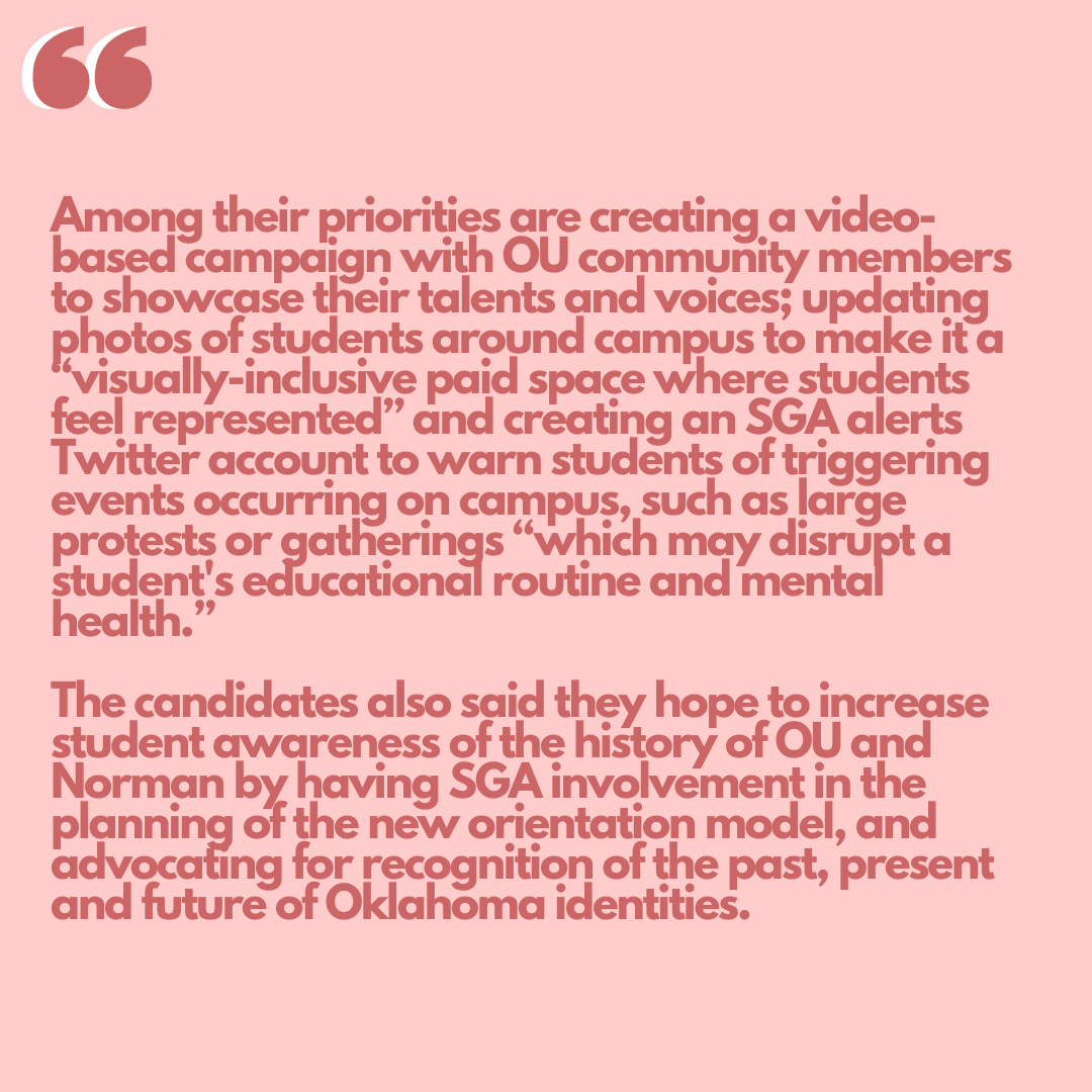 farzgray4sga's tweet photo. We were invited to a @OU_Congress 's meeting this past week and we were so excited to speak about our platform with the legislative branch! Here are some highlights from the OU daily!! https://t.co/TxJnanRLQq