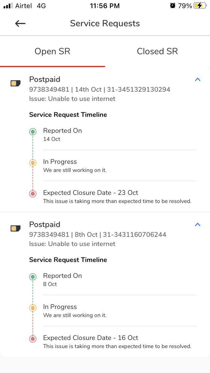 anandkumar013's tweet photo. @airtelindia @Airtel_Presence  #airtelBIDAR  Internet issue is not resolved I have been raising from past 9months simply data getting wasted please resolve asap https://t.co/qDmRmOrPrK