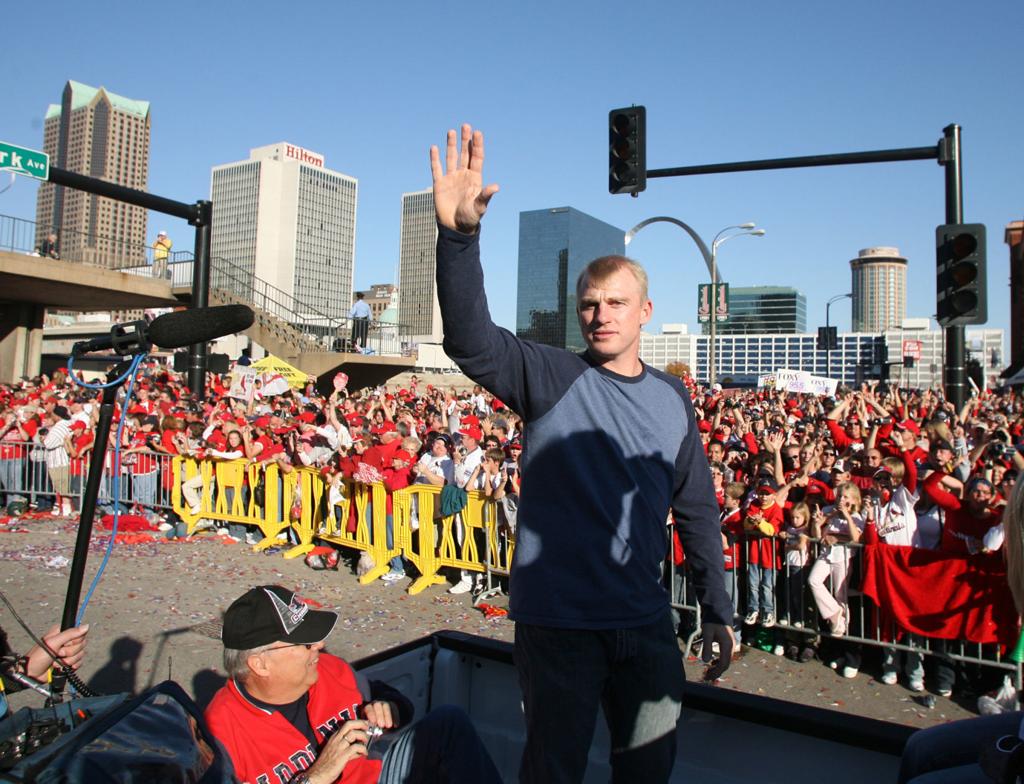 2006 - Beat the Detroit Tigers in 5 games to win 10th World Series. (David Eckstein) #STLCards  