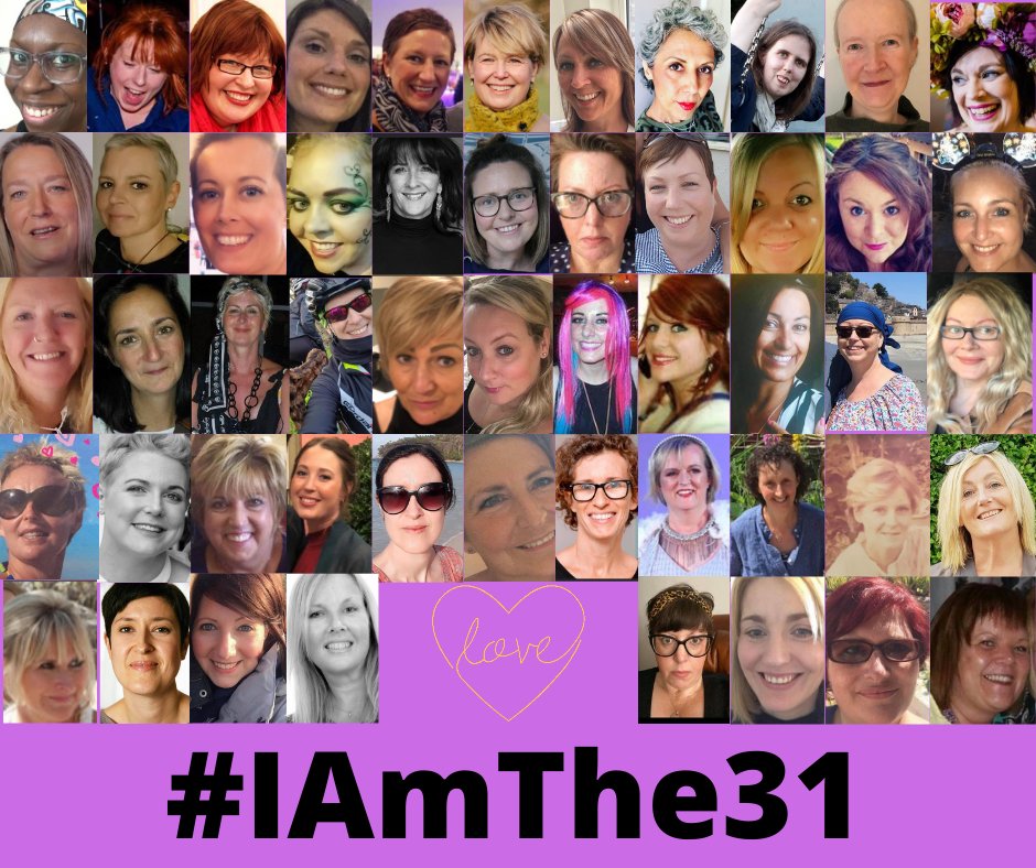 Day 31: Final day of the #IAmThe31 campaign; just another day for the 31…. please see  bit.ly/3mS0pUf
Thank you for your continued support. 
Jo xx
#BCAM #BreastCancerAwarenessMonth #BreastCancer #SecondaryBreastCancer #MetastaticBreastCancer 
<a href="/METUPUKorg/">METUPUK</a> 
<a href="/abcdiagnosis/">Jo Taylor BEM</a>