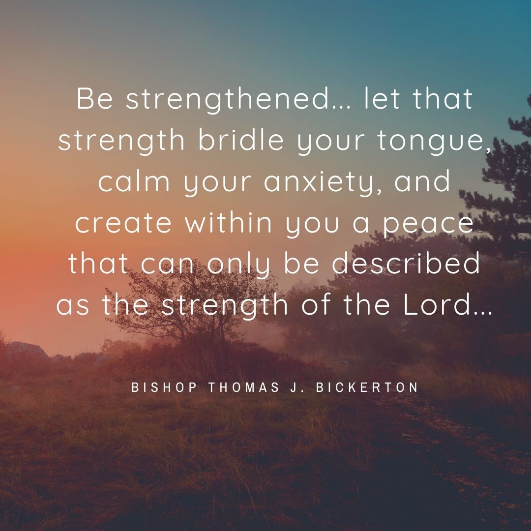 NYACUMC's tweet photo. Be strengthened... let that strength bridle your tongue, calm your anxiety, and create within you a peace that can only be described as the strength of the Lord... 
Read Bishop's complete pastoral letter: https://t.co/x1g8m2XdiY https://t.co/1BAb0UJExW