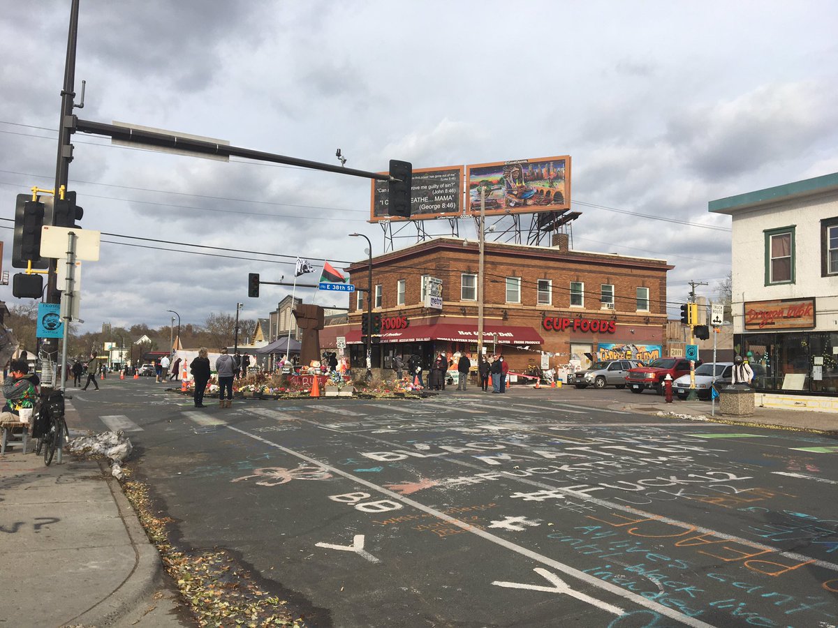 Here’s a look at the block where George Floyd was killed back in May.  @HeatherYourex and myself spent some time there yesterday and learned quite a bit about the area.  @globalnews