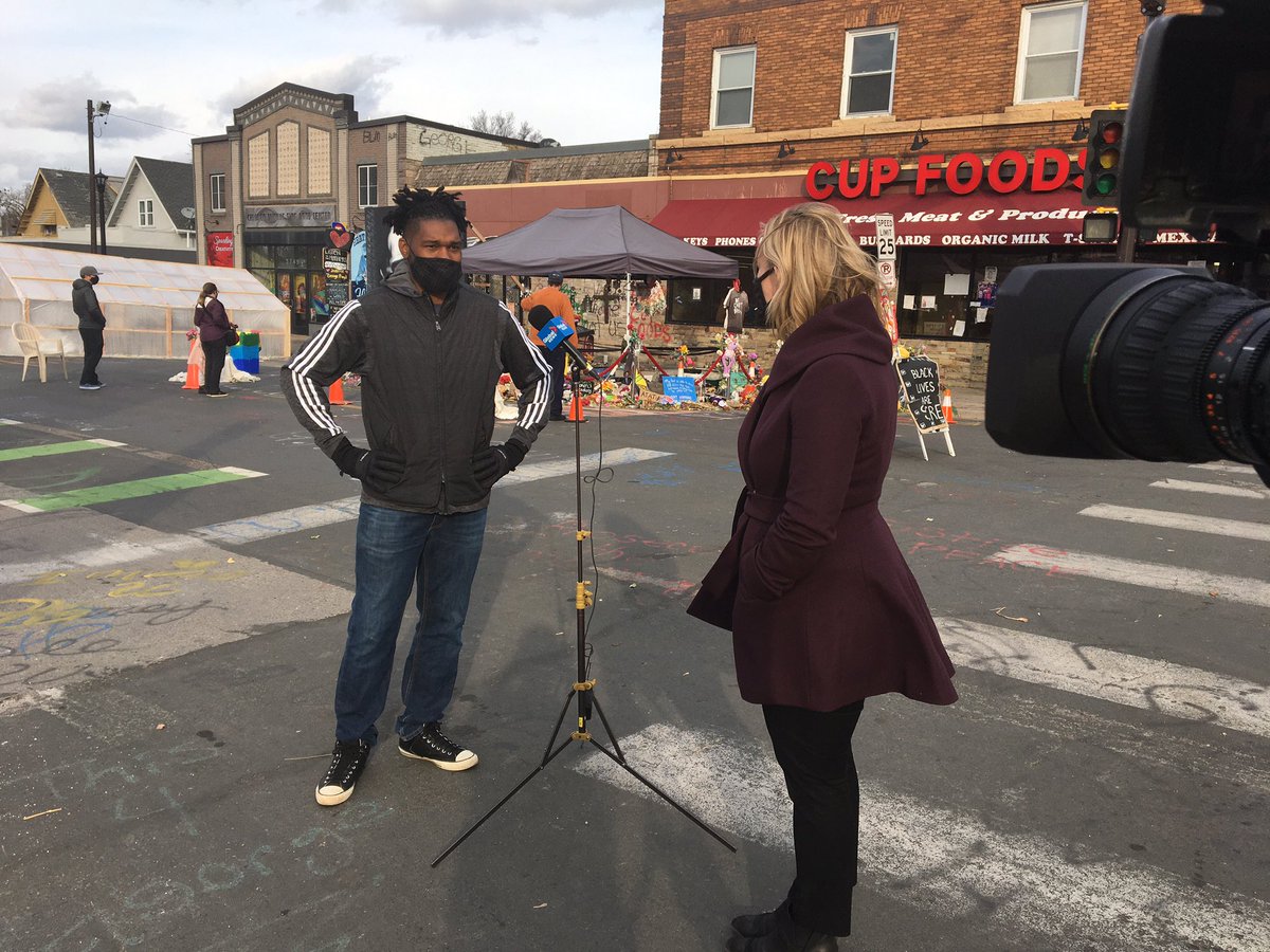 . @HeatherYourex spoke with a community organizer and volunteer at George Floyd square. We’ll have more on the fallout of George Floyd’s death and it’s impact on the community in the coming days on  @GlobalNational.  @globalnews