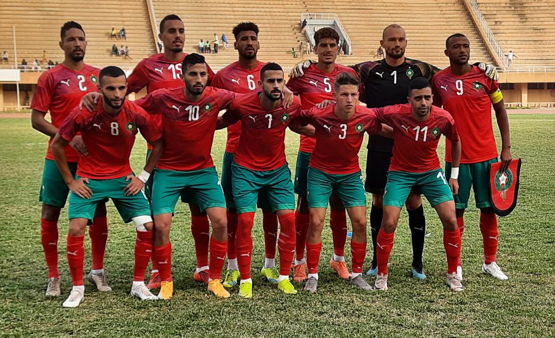 panafricanfoot's tweet photo. 🏟🗞🇲🇦 le Maroc À s’impose 1 à 0 face au Mali À
Sur une sortie hasardeuse du portier malien Sy Cheikh, les marocains ouvrent le score par l'entremise de Elkaabi Ayoub. L'attaquant du Wydad AC, meilleur buteur du #CHAN2018,plonge la balle dans une cage déserte. 1-0 https://t.co/XQ2zT0GNkK