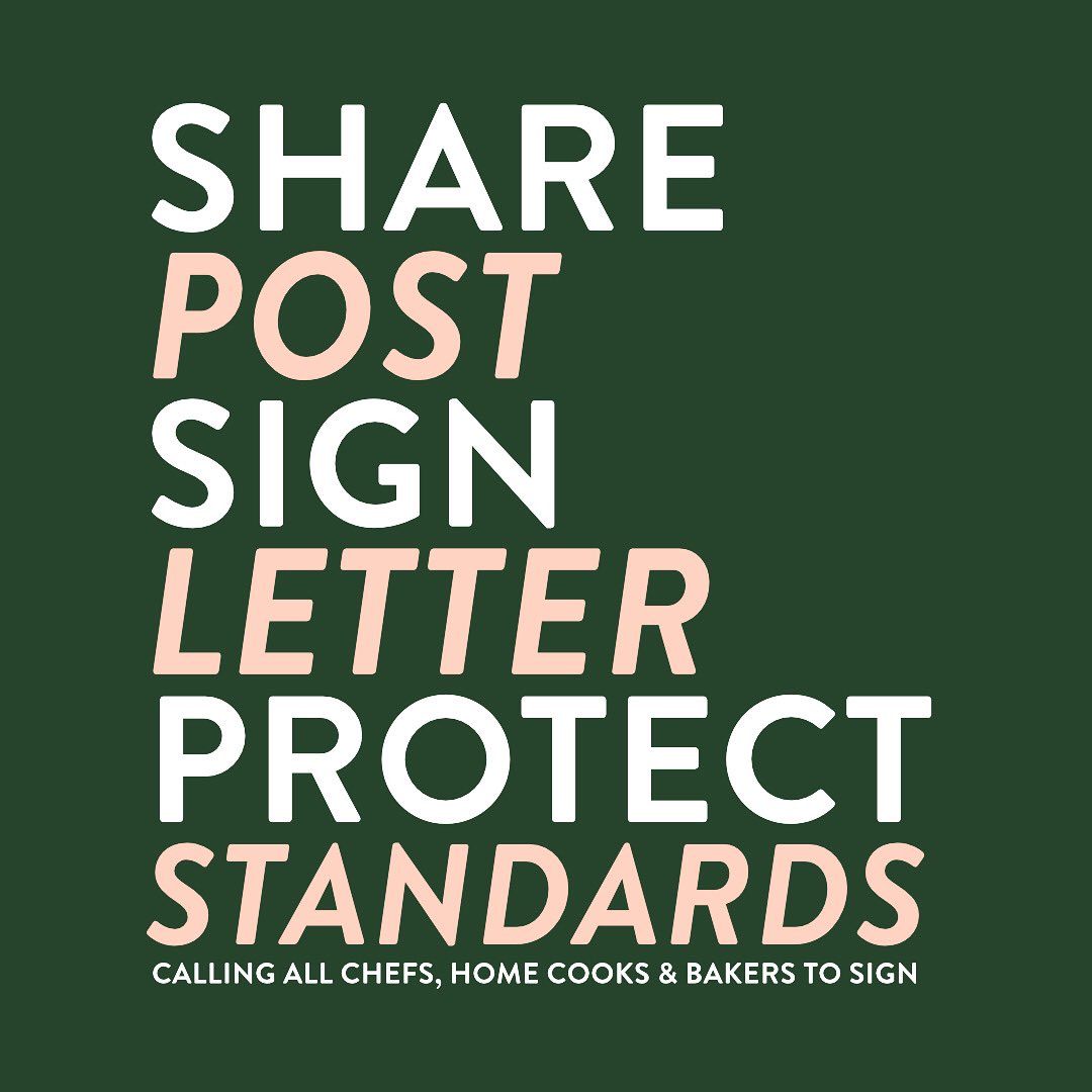 SHARE  POST  SIGN  LETTER ! 
📝🥬 Sign our collaborative letter and be part of a positive change. The support so far has been huge, which just goes to show that this issue relating to the level of food standards reaches all of us. #SaveOurStandards