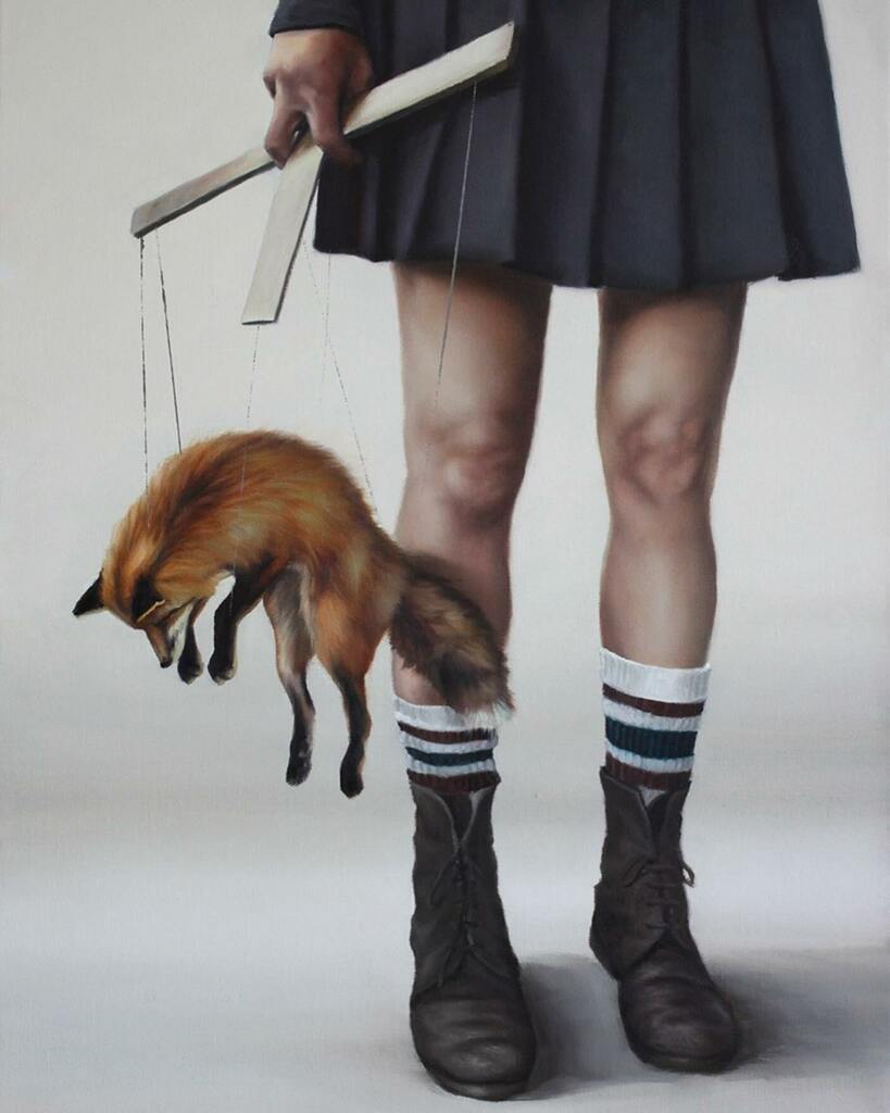 Strings...Link in bio for print. 🦊