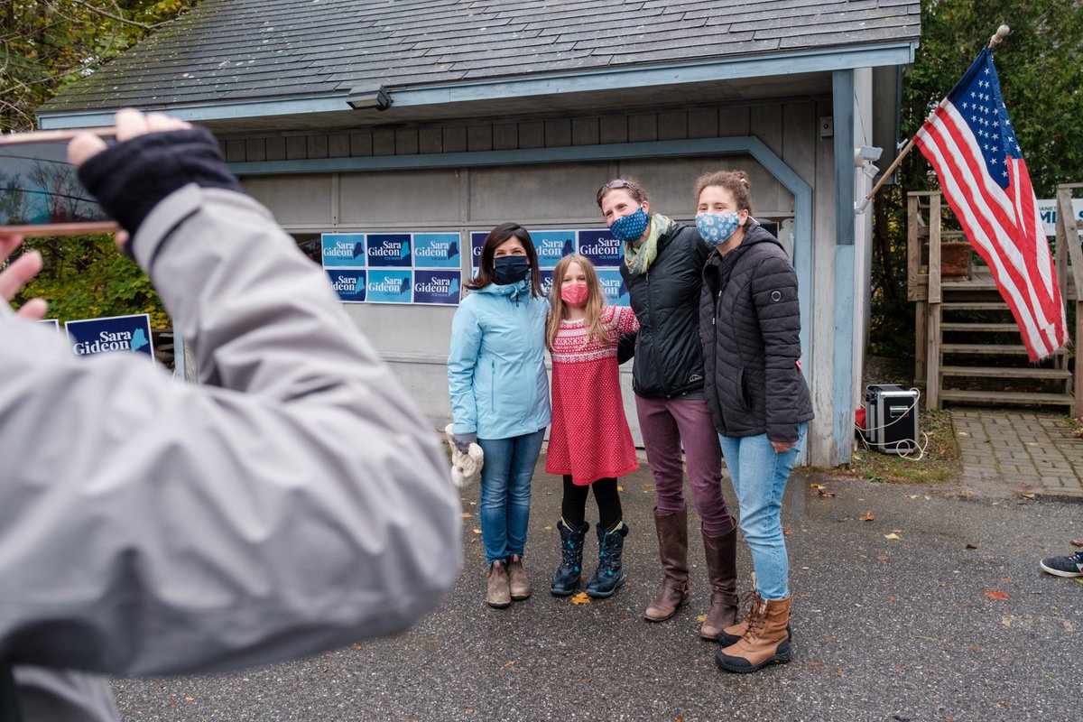 #TeamGideon got out the vote this morning in Ellsworth! 🗳️ #mepolitics