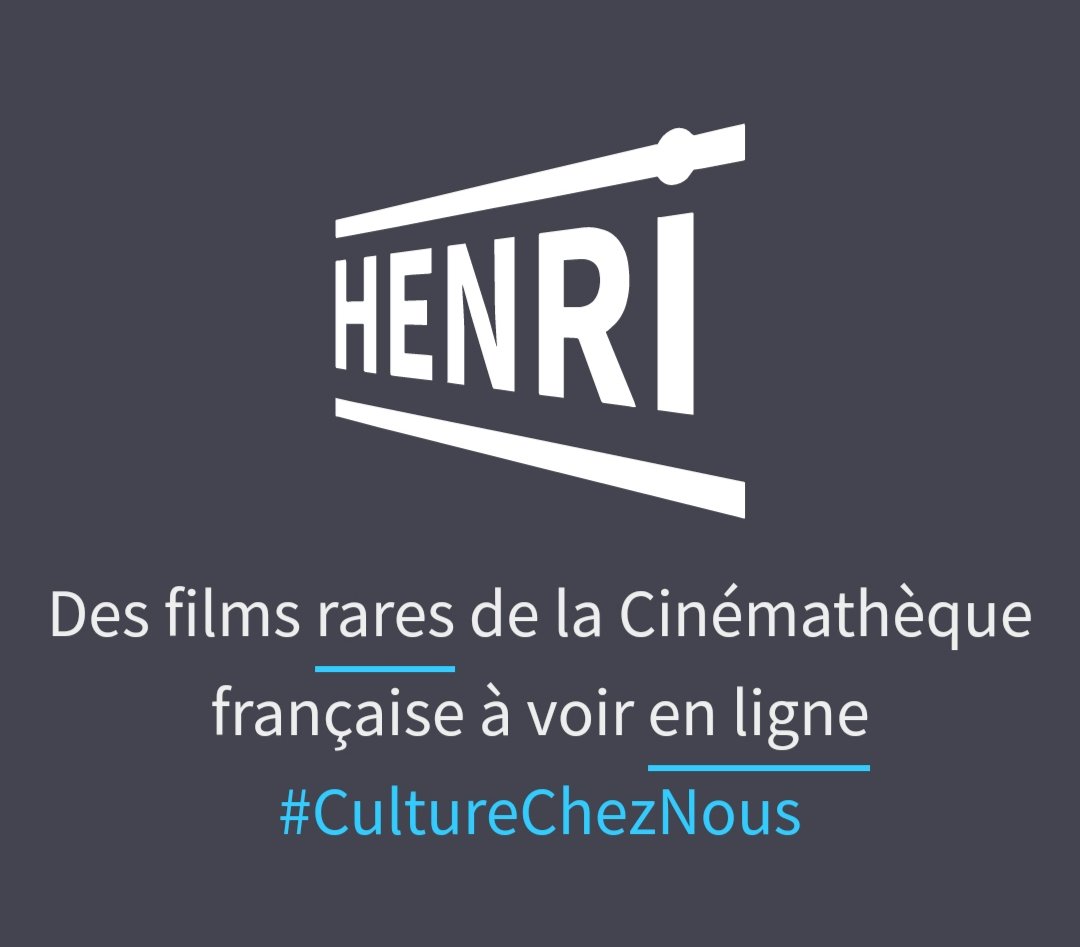 18. Alternative géniale signée la  @cinemathequefr :  #HENRI, un joli catalogue de films restaurés sous la forme d'une plateforme GRATUITE, et dédiée au cinéma de patrimoine: https://www.cinematheque.fr/henri/&nbsp;