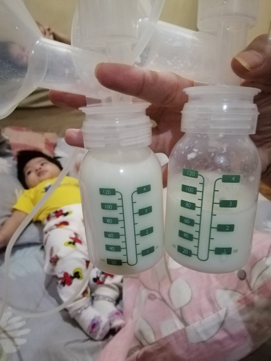 I have always felt guilty for not breastfeeding Klong, that's why I pushed myself harder this time. I was an undersupplier for the longest time, that's why having this much output means a lot to me. Nakakaiyak sa tuwa. Praying to have more milk in the future. Thank you, Lord!