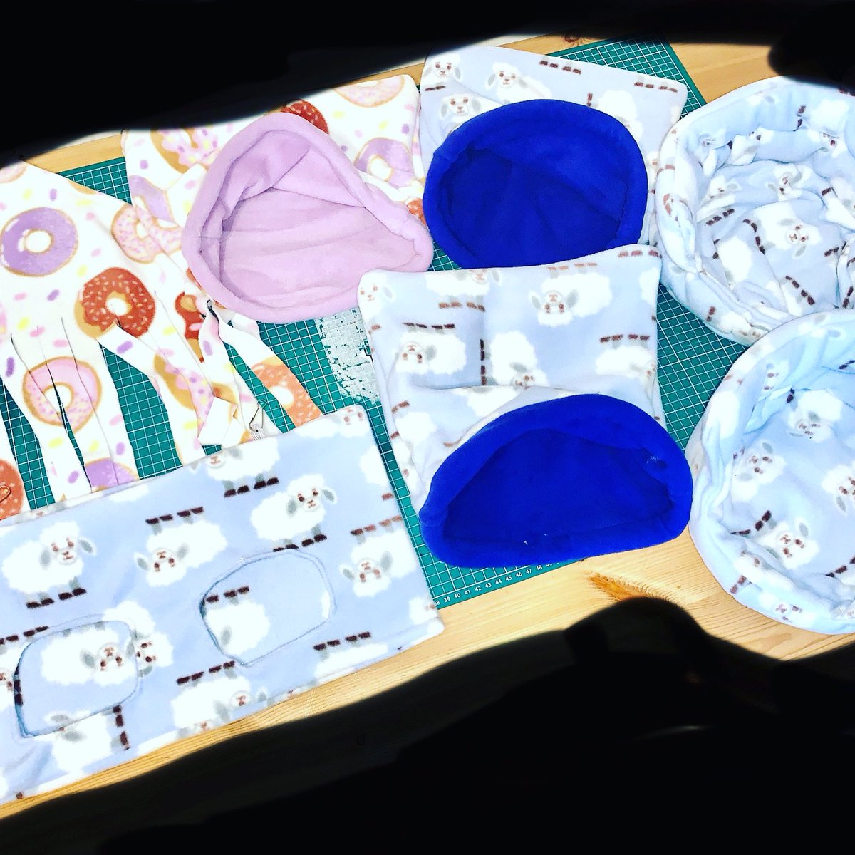 Loved sewing today’s orders. 🥰🐾🐾. All out for delivery.  <a href="/GoodVetPetGuide/">TᕼE GOOᗪ ᐯET & ᑭET GᑌIᗪE 🐾 Pet Directory</a>   <a href="/FreeFurFun/">JenniferLee</a>   <a href="/SKINNYPIGS/">SKINNY PIGS</a>