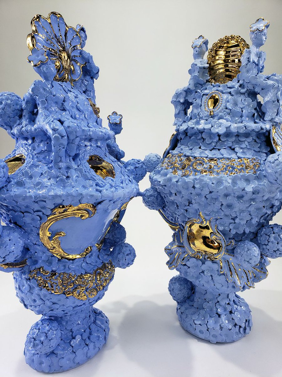 The recipient of the 2020 Tuckers Pottery Supplies Inc. Clay Supply Grant is: Joon Hee Kim! Her work explores the human existence by examining and reconciling diverse identities and heritages, as well as the compelling forces of beauty and desire.