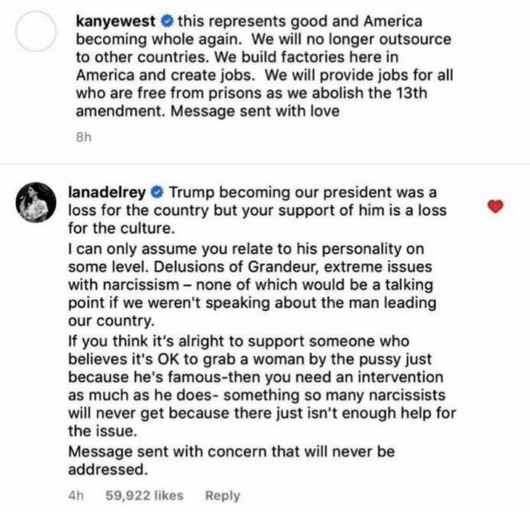 “Lana is a racist republican”Meanwhile when you hit them with the facts and proof that denounce that they get real quiet (a thread).