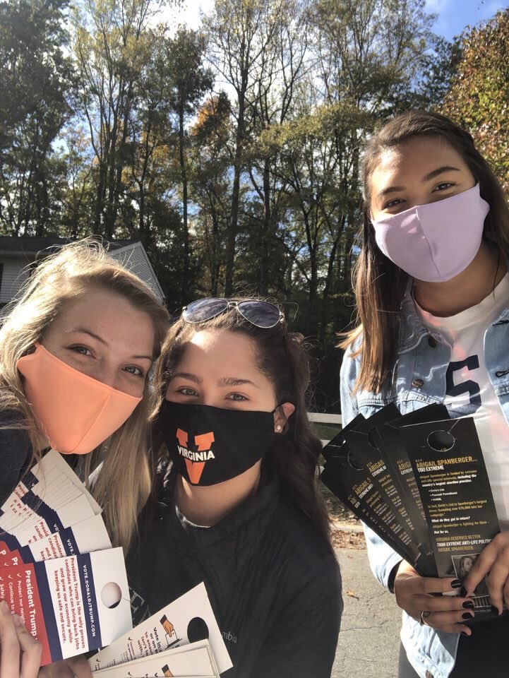 HoosforFreitas's tweet photo. Knocking doors and ~safely~ talking with voters yesterday made one thing clear: the people of #VA07 are ready to send @NickForVA to Congress! #LeadRight https://t.co/LXw2mmIFZI