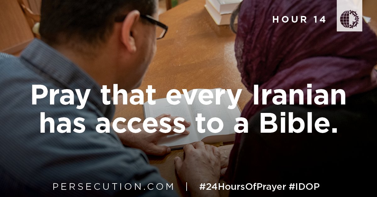 VOM_USA's tweet photo. Iran, HOUR 14: Amir, Fatemah and their son Reza want both a print and digital Farsi Bible so they can read and study the Scriptures as a family. Pray that workers will be able to get Bibles to the family soon so they can discover God's truths. #IDOP #24HourPrayer https://t.co/yshs09oRG8