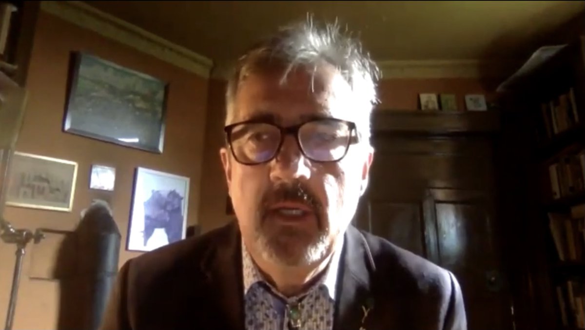 LoneStarMick's tweet photo. Every novel in my experience of reading novels is saying, "Well, there's the dark night, but how we live, what it gives us, is worth that candle that you burn to get through the darkness."
SEBASTIAN BARRY #SBarry
#BIAF20 @BelfastFestival (at about 33:45) https://t.co/WpYcM3GFiI https://t.co/JYUpH0QRh6