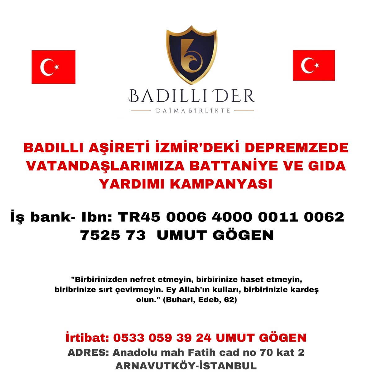 badilli_der's tweet photo. #izmiricinkenetlentuerkiye #izmirdepremi #izmirinyanındayız #badıllıaşireti #izmir https://t.co/9CK4ttfcPS