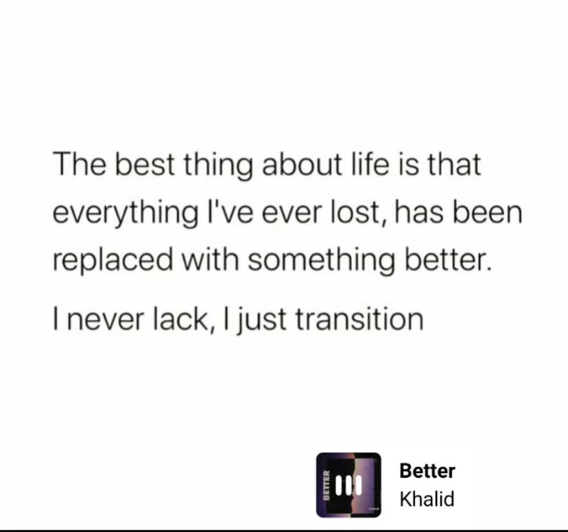 AnniHow's tweet image. I never Lack - I just Transition 🙌🏻