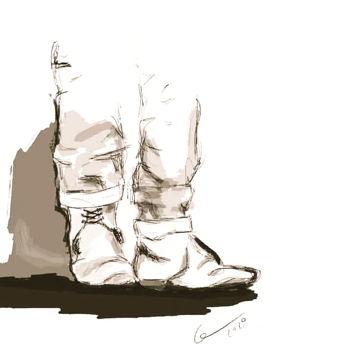 nancy_biyh's tweet photo. in honor of #Markowenday #moday heres me sketching once again the man himself @OfficialMarkO and his beloved brown boots 
@MarkOwenLive https://t.co/aDf4rx6U90