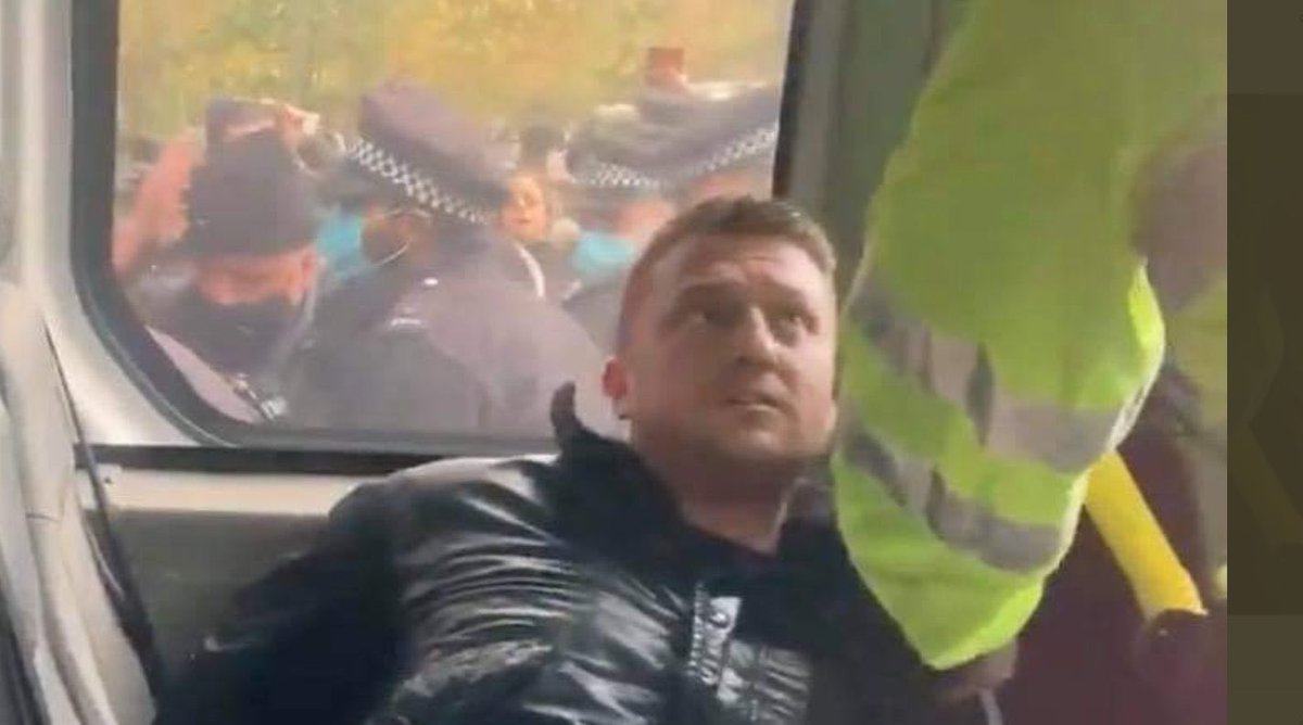 Was Tommy done for refusing to disperse the meeting or, as some sources say, being in possession of a weapon?Or merely BEING a weapon? Stay tuned! Either way, he WILL be asking for donations.And thanks  @uaf for giving up your Sunday so we didn’t have to 